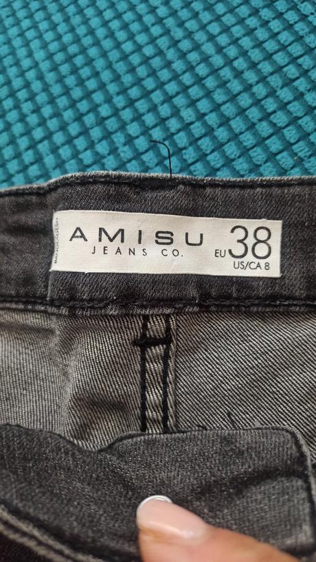 Krátke riflové nohavice, amisu,38