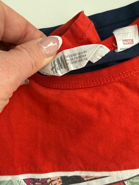 Trička dlh rukáv 116/122, h&m,116