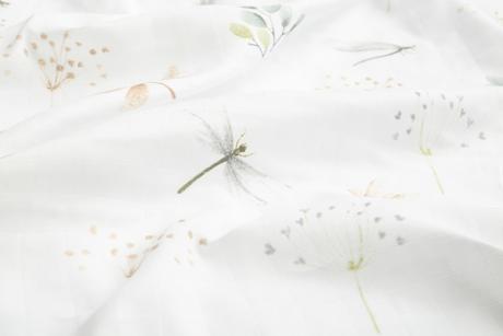 Sensillo mušelínová plienka vážka 120x120cm,