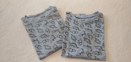 Dinosaurie tričká s dlhým rukávom veľ. 134 (2ks), 134