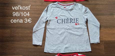 Tričká dlhý rukáv, 104