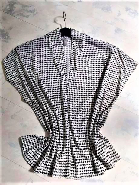 Blúzka kohútia stopa xl/xxl, h&m,xl