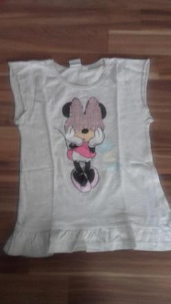 Tricko s minnie, primark,122