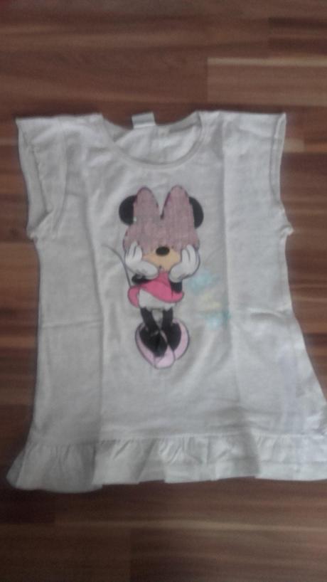 Tricko s minnie, primark,122