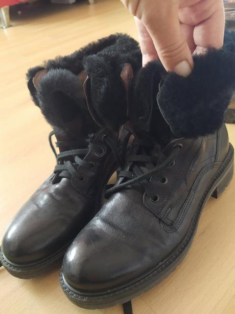 Talianske kožené topánky, ecco,35