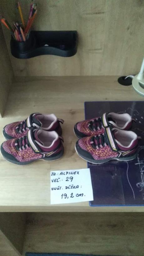 Dievčenské softshellove topánky zn.alpinex veľ.29, 29