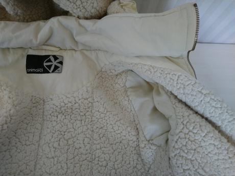 Dámska zimní krémová bunda, animal, animal,l