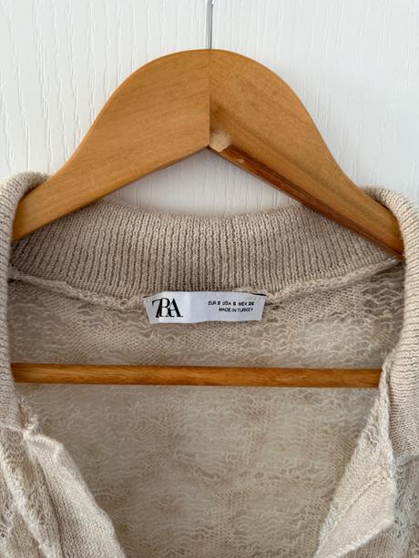 Pletené šaty zara s pointelle vzorom, zara,s