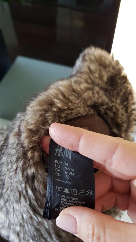 Detska ciapka, h&m,74