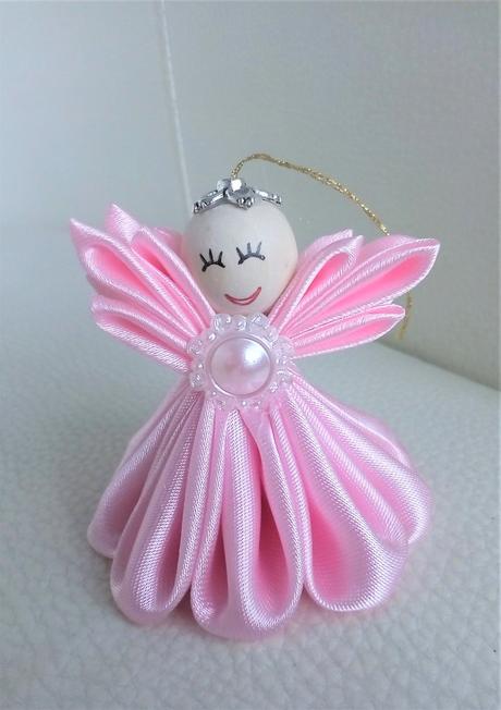 Vianočná dekorácia - anjeličkovia rôzne farby, 