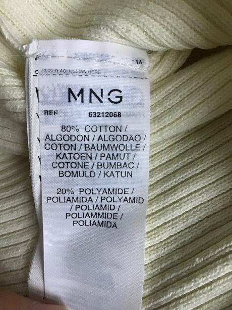 Svetložltý sveter veľ. m/l, mango,m