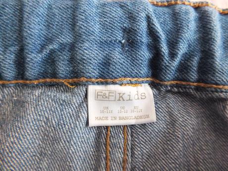 Chlapčenské rifľové kraťasy, f&f,146