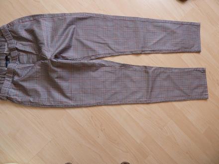 Kárované nohavice s elastanom, 40