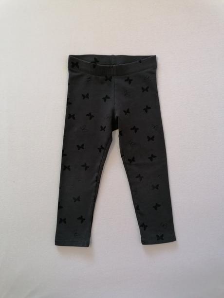 Zateplene leginy s motylmi, h&m,98