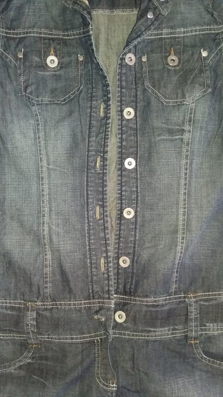 1xobleceny riflovy overal, c&a,36