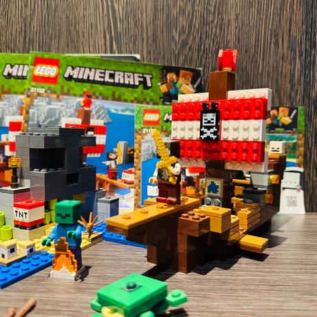 Lego minecraft 21152 dobrodružstvo na pirátskej, 