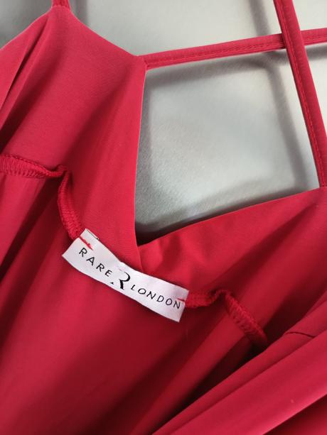 Rare london bodycon luxusné červené mini šaty s, s