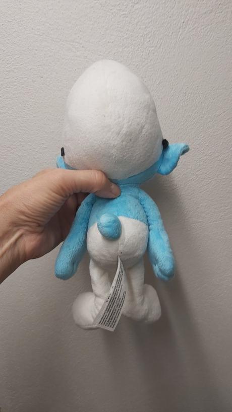 Hračka šmolko modrej farby, plyš, 