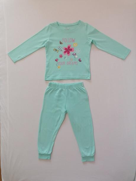 Bavlnene pyzamko tyrkysove, f&f,98