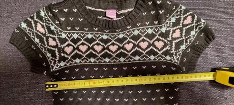 Pletený top/šaty v.98, dopodopo,98