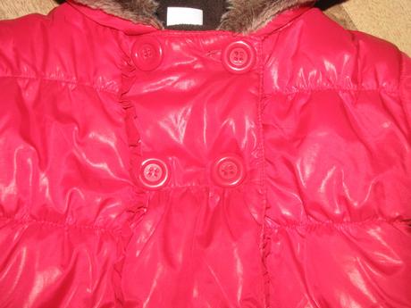 Červená vetrovka_takmer nenosená, f&f,80