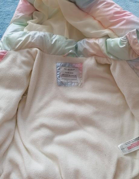 Dúhová bundička, primark,92