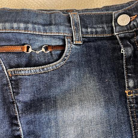 Gucci horsebit denim skirt dievčenská riflovasukňa, 116