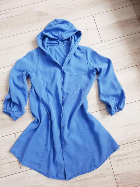 Tunika alebo šatky s kapucňou, top stav, zara,146