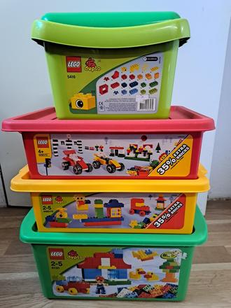Predám 4 krabice na lego, 