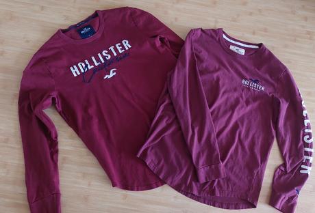 2x tričko hollister vel. s, hollister,s