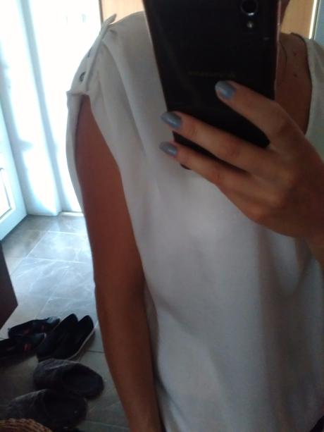 Top biely, yessica,m