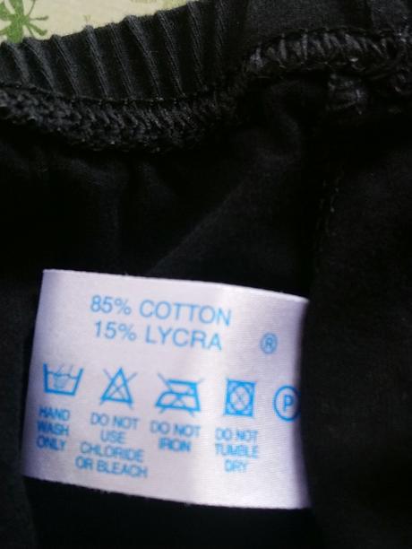 Čierne elastické kraťasy, dancewear, 92-98 cm, 98