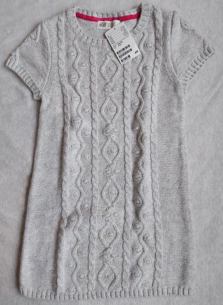 H&m - nenosené pletené šaty, h&m,110