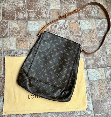 Louis vuitton musette salsa gm originál kabelka, louis vuitton