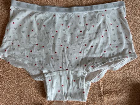 13 ks dievcenske boxerky tchibo z biobavlny, tchibo,158 / 164