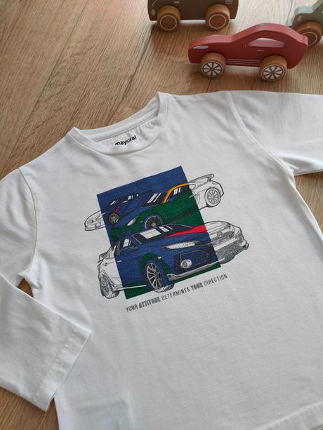 Chlapčenské tričko mayoral auta, veľ. 116, mayoral,116