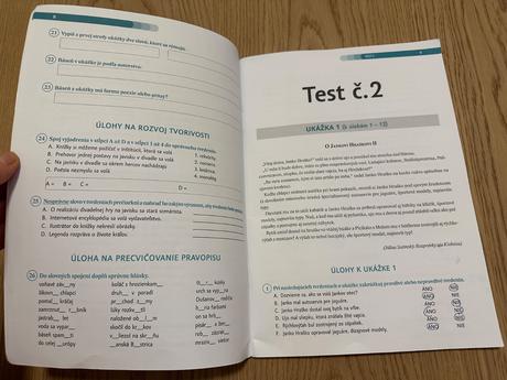 Testy zo sjl a literatúry do prímy,