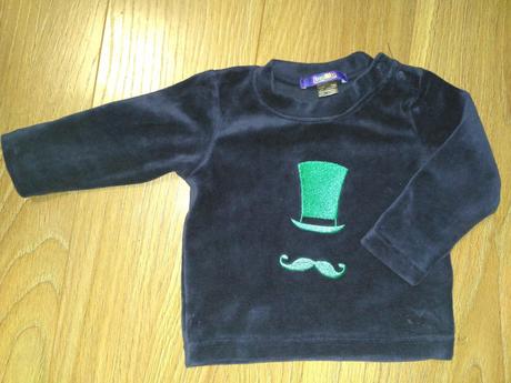 Velurova semišova mikina  74-80, lupilu,74