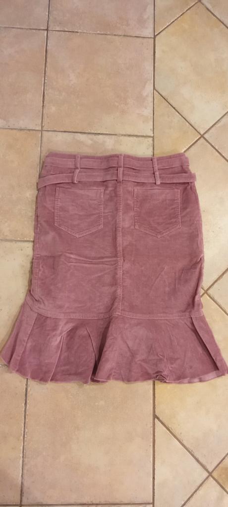 Staroruzova sukňa s volanom, m