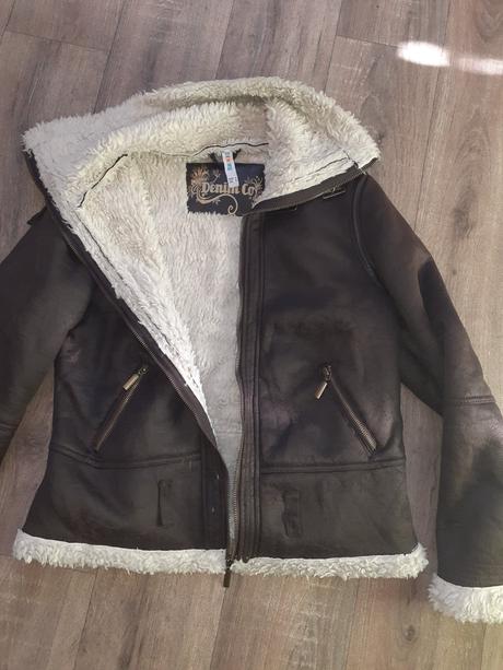 Zateplena bunda, denim co,40