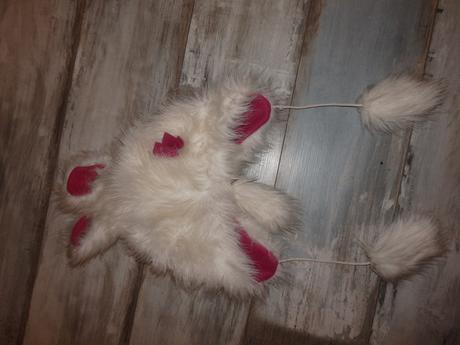 Huňatá zajačiková čiapočka 6/8 rokov, 134