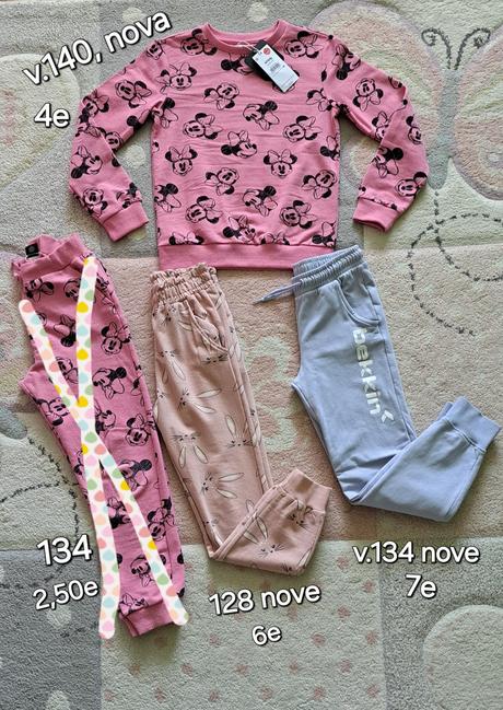 Teplaky, mikina, 128 / 134 / 140