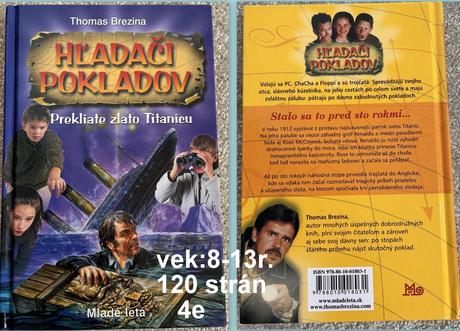 Kniha hĺadači pokladov-prekliate zlato titanicu 8+,