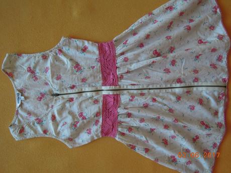 Letné šaty na zips (134/140), 134