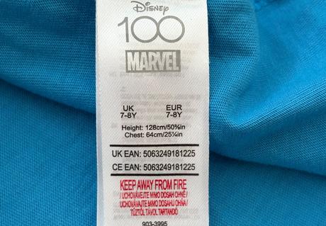 Avengers glitrované tričko v. 128, h&m,128