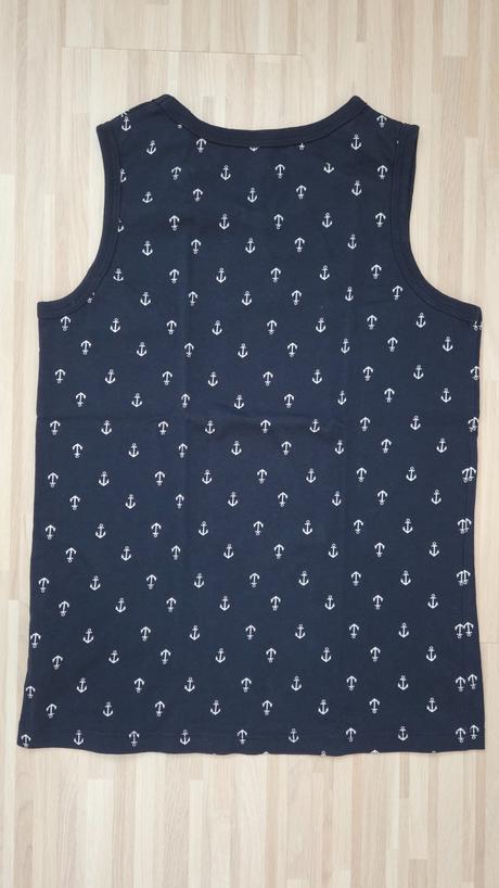 Tričko bez rukávov - bavl. - top stav, h&m,134