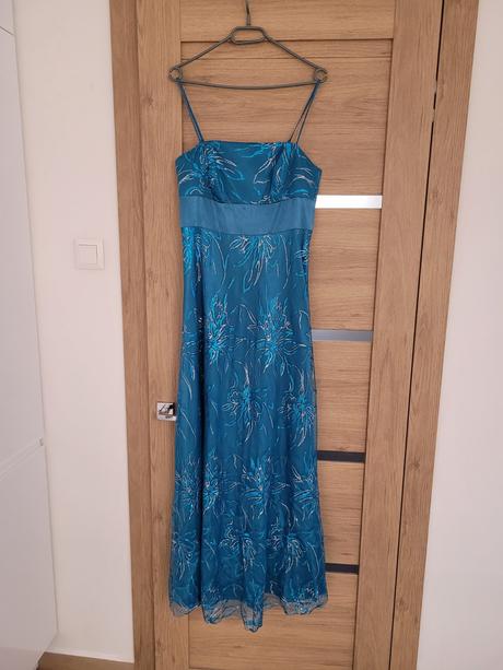 Spoločenské šaty č. 40 - tyrkysové, 40