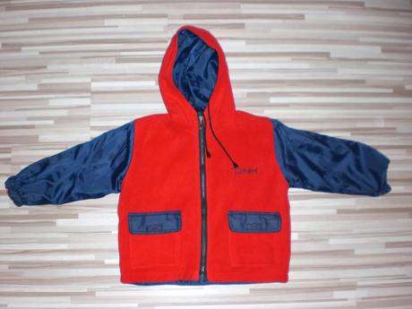 Obojstranná prechodná bunda-sveter bear, 116