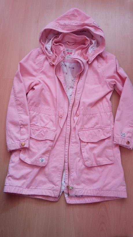 Štýlová kabátiková bundička, h&m,140