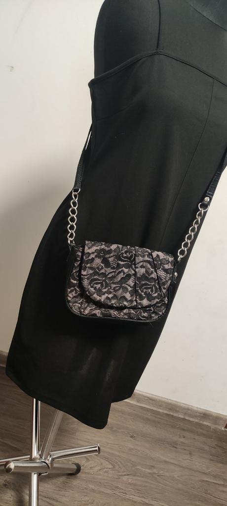 Šaty s kabelkou, fishbone,xl
